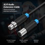 Vention Cable de Audio Estéreo XLR Macho a XLR Hembra 2m Negro